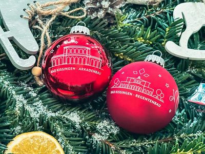 Bad Kissinger Weihnachtskugel Kombipaket 
