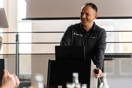 Mirko Novakovic, Gastredner bei der Auftaktveranstaltung des Triangle-Formats