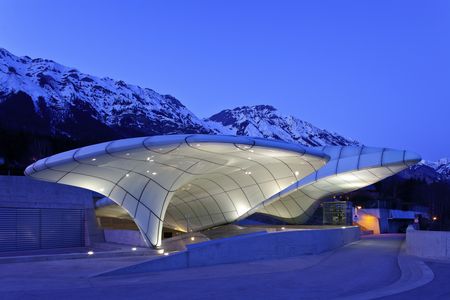 Hungerburgbahn von Stararchitektin Zaha Hadid, sie hat sich wie keine andere in Innsbrucks Architektur verewigt