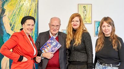 v.l.n.r.: Susanne Ristow, Hans-Jürgen Braun, Sandra Abend und Katharina Bruns