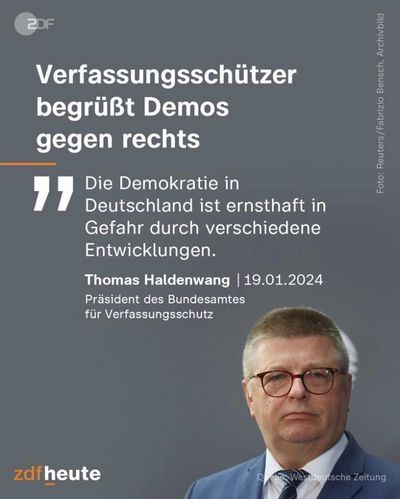 Mal ernshaft: Wenn Demos vom Verfassungsschutz gegrüßt werden, von der Politik beworben und von den Medien gehyped werden, ist das eine Staatskundgebung in bester sozialistischer Tradition