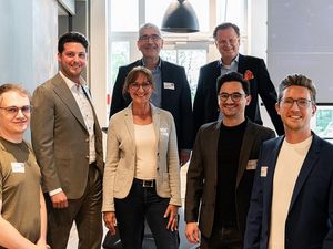 Kai Lichtenberg, Cedric Schütz, Martina Grünewald-Ernst, Lothar Grünewald, Marco van der Meer, Robin Reuschel und Oliver Breucker