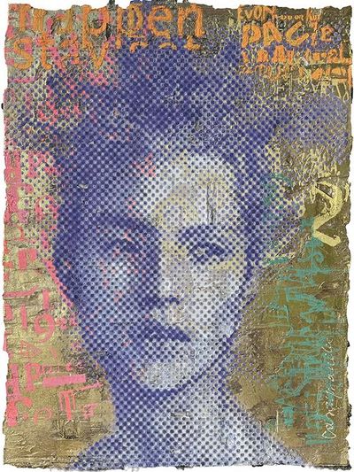 Patrizia Casagranda Purple Neon Dots of Change 