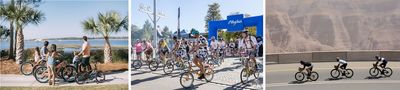 Radeln am Golf von Florida in Panama City Beach, auf dem Klapprad in Pfronten im Allgäu oder über den Jebel Jais in Ras Al Khaimah