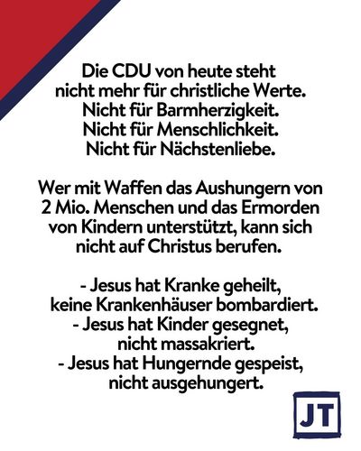 Für was steht heute noch die CDU?