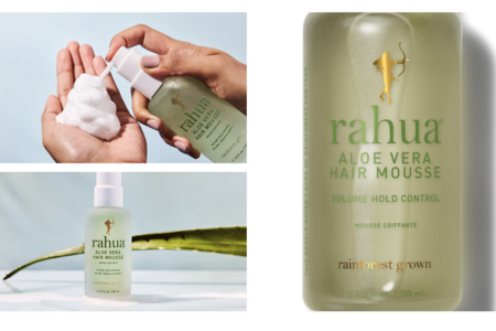 RAHUA lanciert das ALOE VERA HAIR MOUSSE - ein grüner, duftender Styling-Smoothie