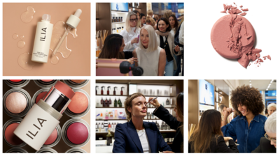 Heute steht ILIA für modernes Make-up für Gesicht, Augen und Lippen