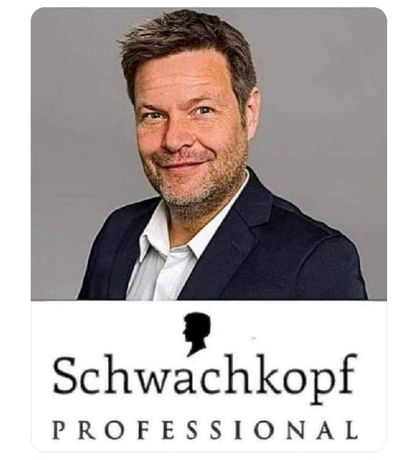 Dieses Habeck-Meme teilte Niehoff auf X. Es nimmt parodistisch Bezug auf die Haarkosmetik-Marke Schwarzkopf Professional