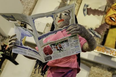 Chaw Ei Thein: Artists’ Street, 2025, Self-Portrait as Stuffed Doll 2004–08