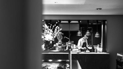 Das Südtiroler Gourmetrestaurant Mamesa befindet sich im Hotel Weisses Kreuz in Burgeis im Vinschgau