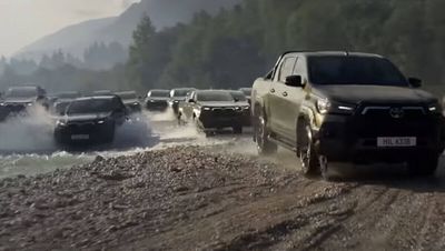 Nicht gern gesehen: Toyota-SUVs im Gelände