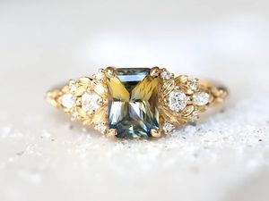 Eryn Sapphire Engagement Ring Gold-Elvish Diamond Eryn Sapphire Engagement Ring Gold-Elvish Diamond
