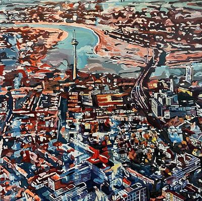 das Gemälde „Düsseldorf“ 