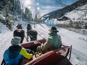 Im Osttiroler Winkeltal in Außervillgraten finden Urlauber den Winter so, wie er früher war – still, unberührt und gleichzeitig erlebnisreich Im Osttiroler Winkeltal in Außervillgraten finden Urlauber den Winter so, wie er früher war – still, unberührt und gleichzeitig erlebnisreich