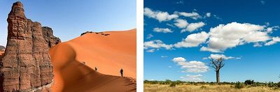 Dünenwandern in Algerien 
