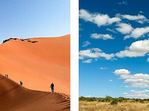 Dünenwandern in Algerien Dünenwandern in Algerien