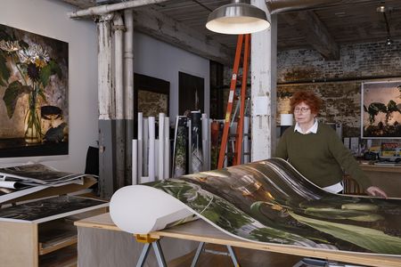 Vera Mercer im Atelier