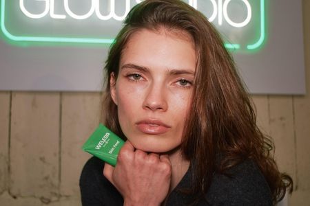 WELEDA Skin Food Model backstage at Paris Fashion Week, 4 March 2026