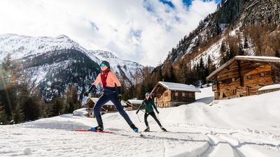 Langlaufen in Prägraten in Osttirol/Österreich ist nicht nur eine gesunde Betätigung im Winter, sondern auch landschaftlich ein Erlebnis