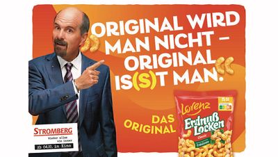 Deutsche Snackkultur von Lorenz mit Stromberg