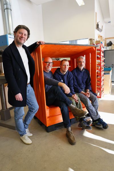Lucas Reuter, Frank Sautter, Florian Wasserbäch und Georg Walz 
