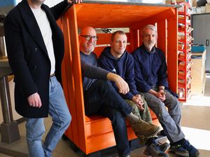 Lucas Reuter, Frank Sautter, Florian Wasserbäch und Georg Walz 