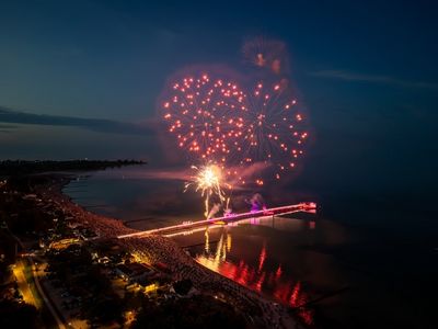 Ein Jahreshighlight im OstseeFerienLand: Das Event "Seebrücke im Lichtermeer" in Kellenhusen