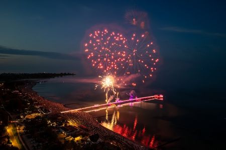 Ein Jahreshighlight im OstseeFerienLand: Das Event "Seebrücke im Lichtermeer" in Kellenhusen