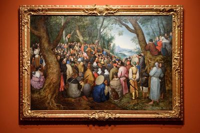 Pieter Bruegel d. Ä.: Nachfolger, Die Predigt Johannes des Täufers, um 1600