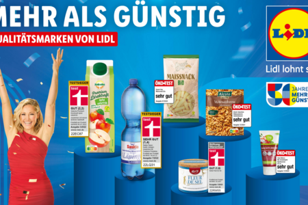  und wieder unterstützt durch den Glamour der Jubi-Testimonials Helene Fischer, Barbara Schöneberger und Max Giermann