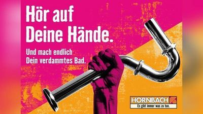Bei Hornbach wird's handgreiflich