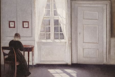 Vilhelm Hammershøi Zimmer in Strandgarde 1902