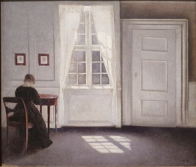 Vilhelm Hammershøi Zimmer in Strandgarde 1902