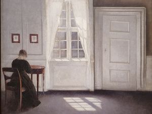 Vilhelm Hammershøi Zimmer in Strandgarde 1902 Vilhelm Hammershøi Zimmer in Strandgarde 1902
