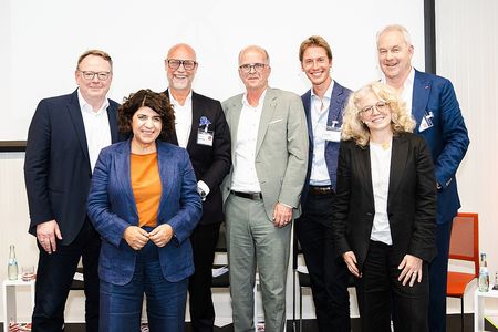 Torsten Burmester, Berivan Aymaz, Volker Görzel, Markus Greitemann, Veit Ulbricht, Frank Oelschläger und Anke Eickhoff