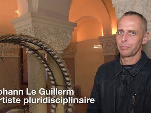 Der französische Künstler Johann Le Guillerm Der französische Künstler Johann Le Guillerm