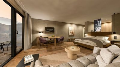 In den drei neuen Highlight-Suiten des Bodenmaiser Hof dürfen sich Gäste jeweils von ungewöhnlichen Extras wie Feuerschale, Sauna und Jacuzzi auf dem Balkon überraschen lassen
