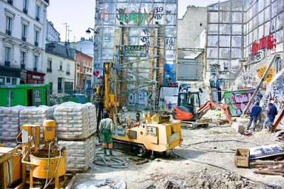 Baustelle in Paris