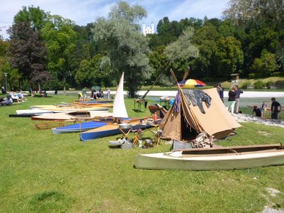 Das Nostalgie-Faltboot-Camp bringt das Flair vergangener Zeiten zurück