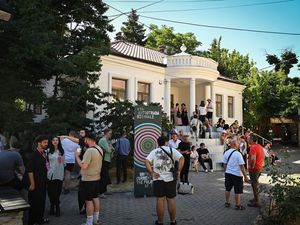 Die Eröffnung im Shani Efendi Haus im Stadzentrum Die Eröffnung im Shani Efendi Haus im Stadzentrum