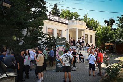 Die Eröffnung im Shani Efendi Haus im Stadzentrum