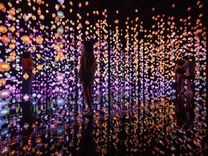 Der erste Pixelwald von Pipilotti Rist in Deutschland