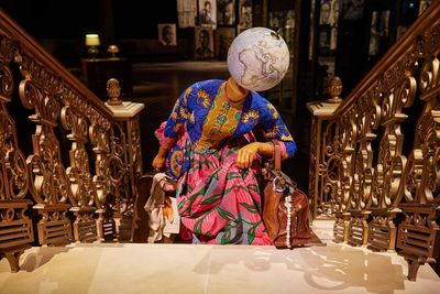 Yinka Shonibare: Woman Moving Up, 2023