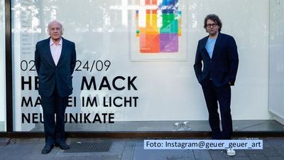 Besondere Schwerpunkte bilden unter anderem eine Sonderausstellung anlässlich des 95. Geburtstags von Heinz Mack