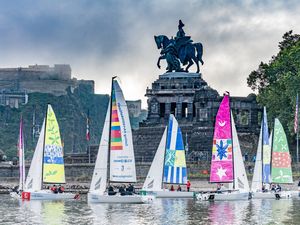 Sailing A4GG an Deutschen Eck Koblenz Sailing A4GG an Deutschen Eck Koblenz