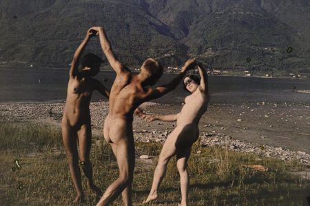 Johann Adam Meisenbach: Tanzende am Lago Maggiore bei Ascona (um Rudolf von Laban), 1914