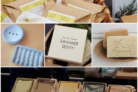 Frühlingserwachen der Kreativität: Entdecken Sie handgemachte Unikate im Harres, zum Beispiel handgemachte Sommerseifen
