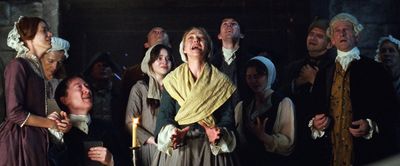Stacy Martin, Scott Handy, Viola Prettejohn, Lewis Pullman, Ann Lee (Amanda Seyfried), Matthew Beard, and Thomasin McKenzie