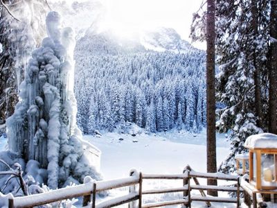 Der Karer See ist auch im Winter magisch