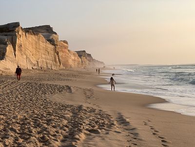Strand entlang der Silver Coast, Portugal 